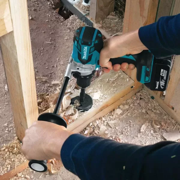 Makita 18-Volt LXT Brushless Lithium-Ion 1/2 in. Cordless Hammer Drill Kit with (2) Batteries (4.0Ah), Charger and Hard Case