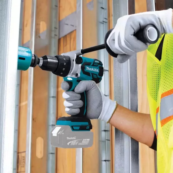 Makita 18-Volt LXT Lithium-Ion Brushless Cordless 1/2 in. XPT Hammer Drill/Driver (Tool-Only)