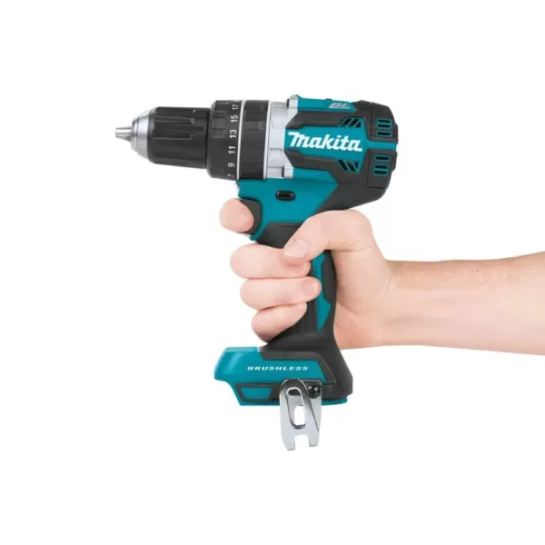 Makita 18-Volt LXT Lithium-Ion 1/2 in. Brushless Cordless Hammer Driver-Drill (Tool Only)