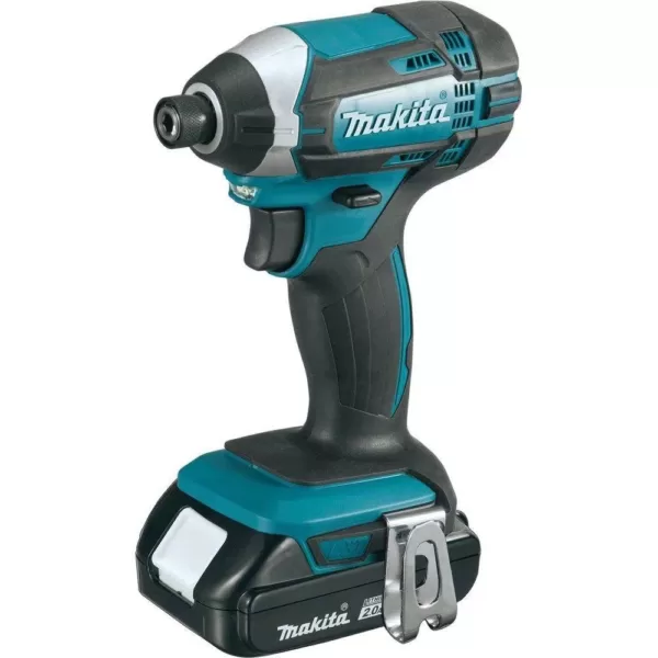 Makita 18-Volt LXT Lithium-Ion Cordless 1/4 in. Compact Impact Driver Kit with Two 2.0 Ah Batteries Rapid Charger and Hard Case