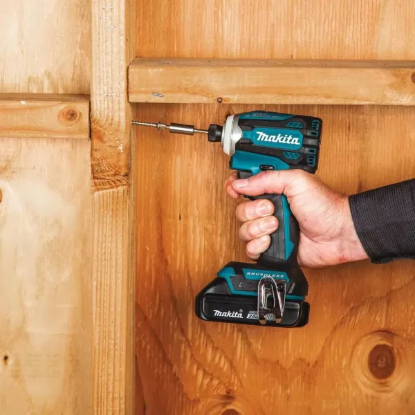 Makita 18-Volt 2.0 Ah LXT Lithium-Ion Compact Brushless Cordless Quick-Shift Mode 4-Speed Impact Driver Kit