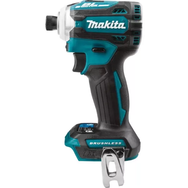 Makita 18-Volt LXT Lithium-Ion Brushless Impact Driver with ImpactXPS Insert Bit Holder and ImpactXPS 2 in. Power Bit, 3-Pack