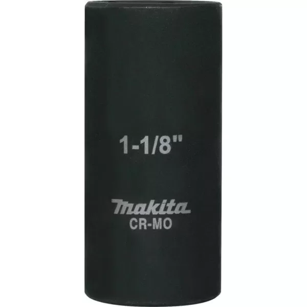 Makita 1/2 in. Drive 1-1/8 in. Deep Well Impact Socket