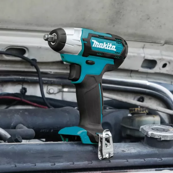 Makita 12-Volt MAX CXT Lithium-Ion Cordless 3/8 in. Square Drive Impact Wrench Kit