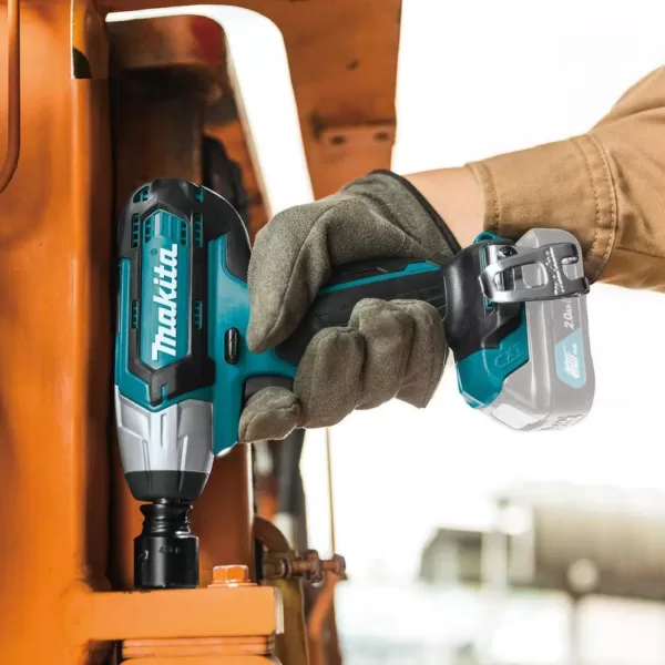 Makita 12-Volt MAX CXT Lithium-Ion Cordless 3/8 in. Square Drive Impact Wrench Kit