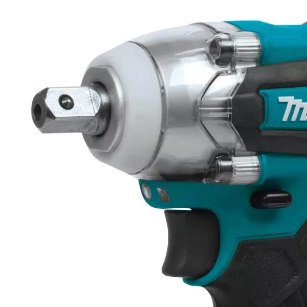 Makita 18-Volt LXT Lithium-Ion Compact Brushless Cordless 1/2 in. 3-Speed Impact Wrench Kit, 2.0Ah