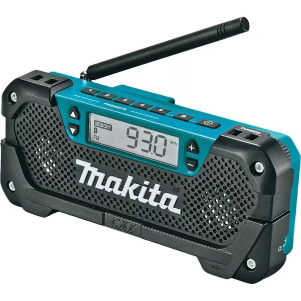 Makita 12-Volt MAX CXT Lithium-Ion Cordless MP3 Compatible Compact Job Site Radio (Tool Only)