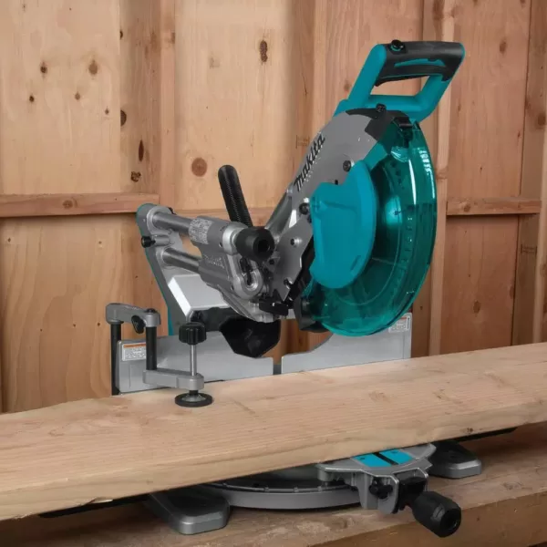 Makita 15 Amp 10 in. Dual Bevel Sliding Compound Miter Saw with Laser