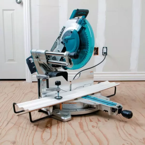 Makita 15 Amp 12 in. Dual-Bevel Sliding Compound Miter Saw with Laser