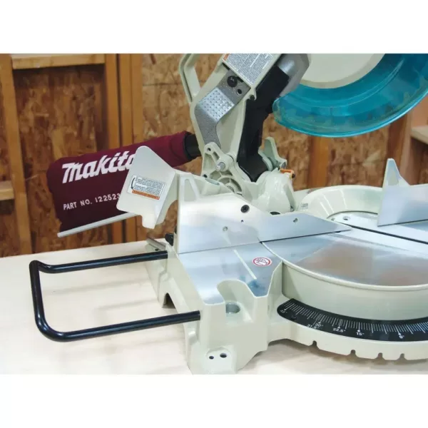 Makita 15 Amp 12 in. Corded Single-Bevel Compound Miter Saw with 40T Carbide Blade and Dust Bag