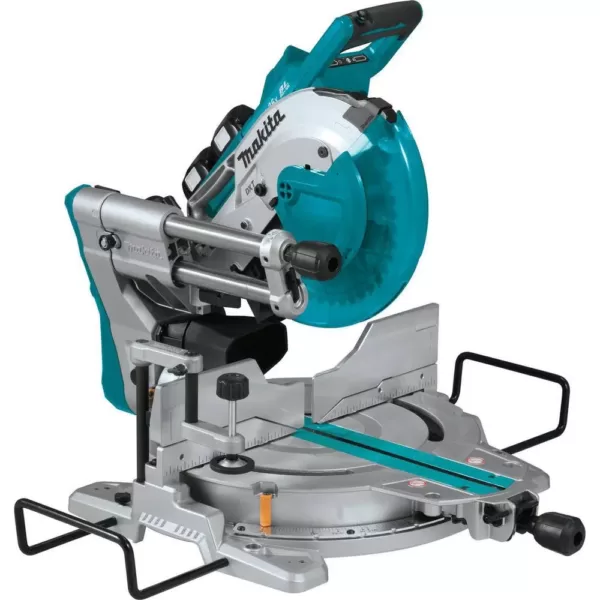 Makita 18V X2 LXT Lithium-Ion(36V) Brushless Cordless 10 in. Dual-Bevel Sliding Compound MiterSaw Laser w/BONUS 5.0Ah Batteries