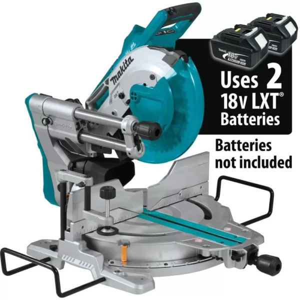 Makita 18-Volt X2 LXT Lithium-Ion (36V) Brushless Cordless 10 in. Dual-Bevel Sliding Compound Miter Saw with Laser (Tool Only)