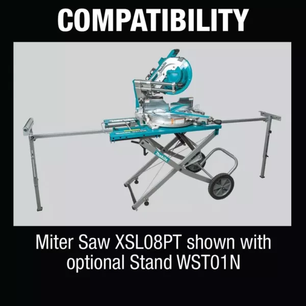 Makita 18-Volt X2 LXT Lithium-Ion (36-Volt) 12 in. Brushless Dual-Bevel Sliding Compound Miter Saw Kit AWS Capable 5.0 Ah