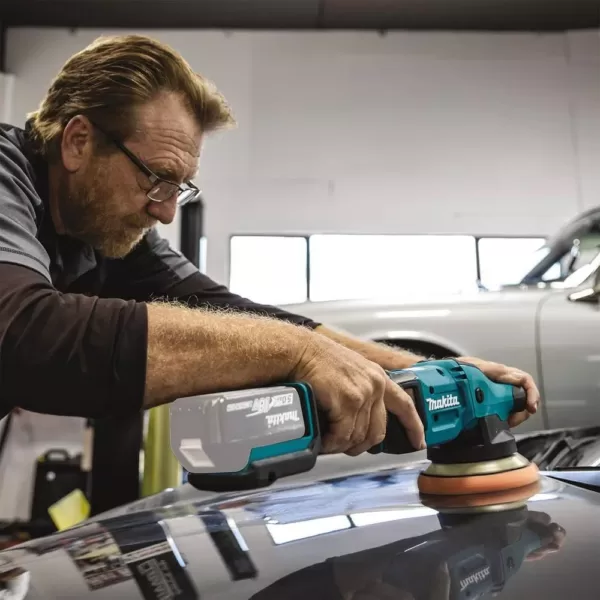 Makita 18-Volt LXT Lithium-Ion Brushless Cordless 5 in./6 in. Dual Action Random Orbit Polisher (Tool Only)