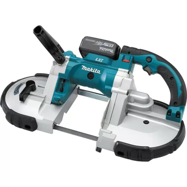 Makita 18-Volt LXT 5.0Ah Lithium-Ion Cordless Portable Band Saw Kit with bonus 18-Volt LXT Lithium-Ion Battery Pack 5.0Ah