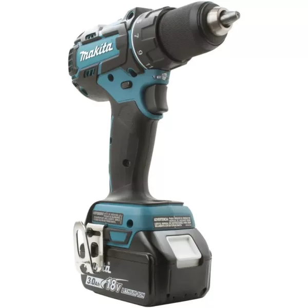 Makita 18-Volt LXT Lithium-Ion Compact Brushless Cordless 1/2 in. Driver-Drill Kit with (1) Battery 3.0Ah