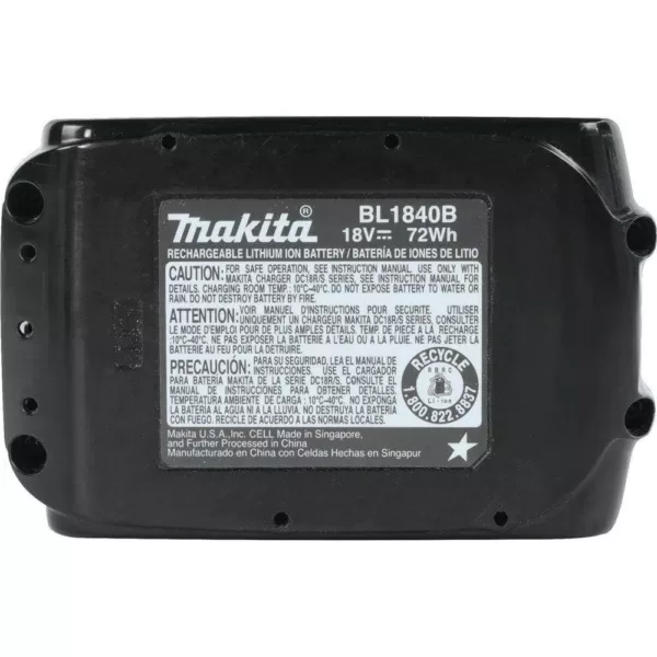 Makita 18-Volt LXT Lithium-Ion High Capacity Battery Pack 4.0Ah with Fuel Gauge