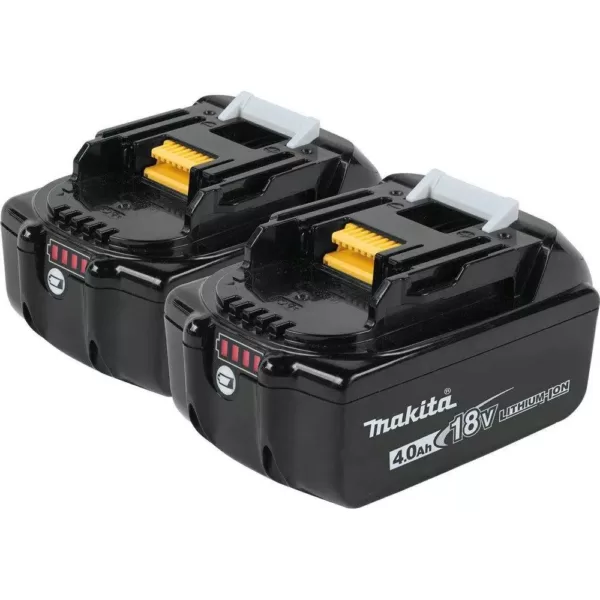 Makita 18-Volt LXT Lithium-Ion High Capacity Battery Pack 4.0Ah with LED Charge Level Indicator (2-Pack)