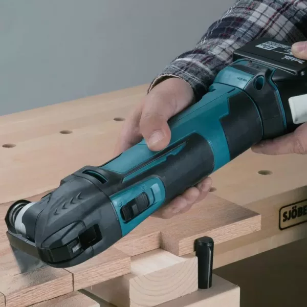 Makita 18-Volt LXT 4.0 Ah Battery and Rapid Optimum Charger Starter Pack with Bonus 18-Volt LXT Cordless Multi-Tool (Tool-Only)