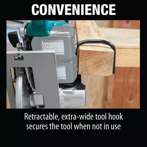 Makita 18-Volt X2 LXT Brushless Cordless Rear Handle 7-1/4 in. Circular Saw w/Bonus Miter Saw, 2 Batteries 5.0 Ah