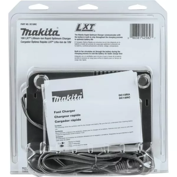 Makita 18-Volt LXT Lithium-Ion Rapid Optimum Battery Charger