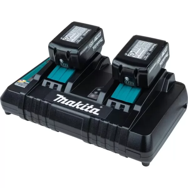 Makita 18-Volt Lithium-Ion Dual Port Rapid Optimum Charger