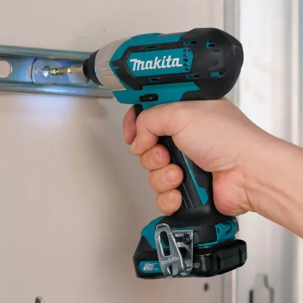 Makita 12-Volt MAX CXT Lithium-Ion Cordless 3/8 in. Drill and Impact Driver Combo Kit with (2) 1.5Ah Batteries Charger and Bag