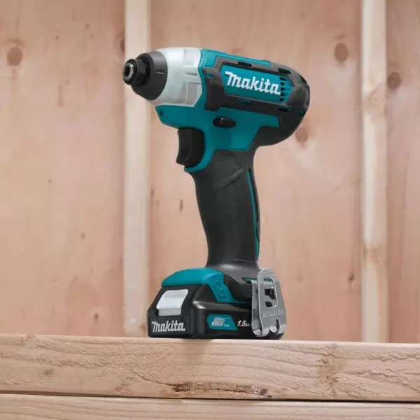 Makita 12-Volt MAX CXT Lithium-Ion Cordless 3/8 in. Drill and Impact Driver Combo Kit with (2) 1.5Ah Batteries Charger and Bag