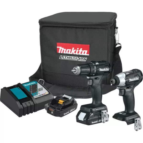 Makita 18-Volt 2.0Ah Lithium-Ion Sub-Compact BL Combo Kit (2-Piece) with Bonus 18-Volt 2.0Ah Compact Lithium-Ion Battery