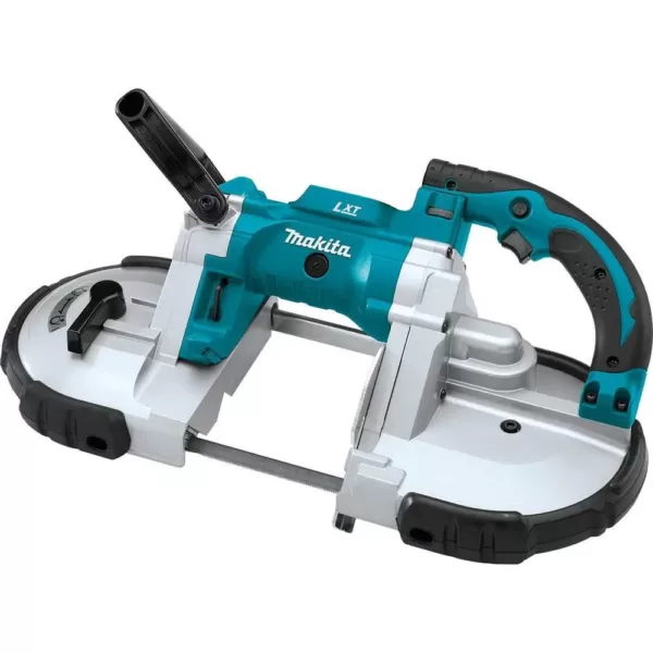 Makita 18-Volt LXT Brushless Cut-Off/Angle Grinder, Metal Cutting Saw and Portable Band Saw with bonus 18V LXT Starter Pack