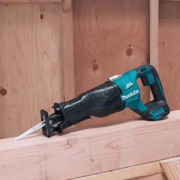 Makita 18V LXT 1/2 in. Brushless Hammer Driver-Drill, 6-1/2 in. Circ Saw and Recip Saw with bonus 18V LXT Starter Pack