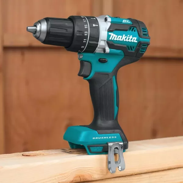 Makita 18V LXT 1/2 in. Brushless Hammer Driver-Drill, 18V X2 (36V) 7-1/4 in. Circ Saw and Recipro Saw w/ bonus 18V Starter Pack