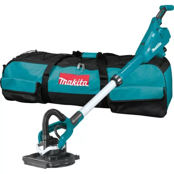 Makita 18-Volt LXT Brushless Drywall Screwdriver, 9 in. Drywall Sander and 2 Gal. Vacuum with bonus 18V LXT Starter Pack