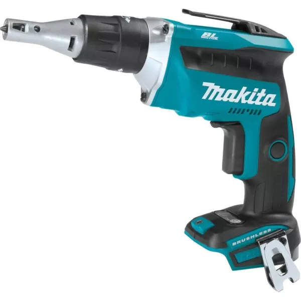 Makita 18-Volt LXT Brushless Drywall Screwdriver, 9 in. Drywall Sander and 2 Gal. Vacuum with bonus 18V LXT Starter Pack