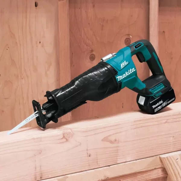 Makita 18-Volt 4-Piece 5.0Ah LXT Lithium-Ion Brushless Cordless Combo Kit Hammer Drill/ Impact Driver/ Recipro Saw/ Flashlight