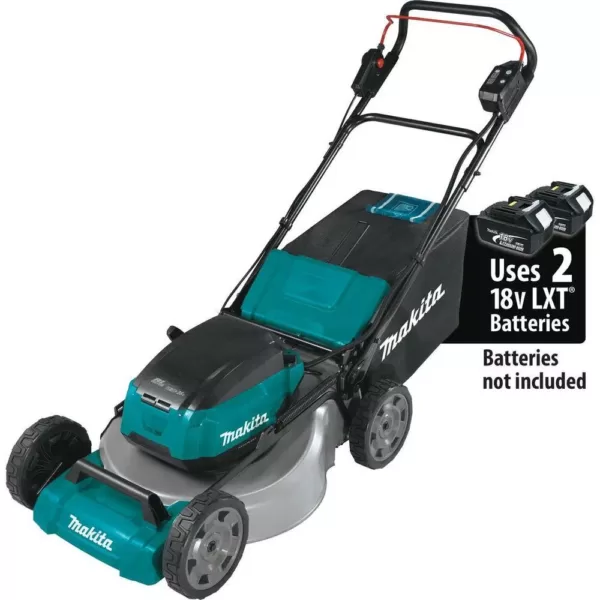 Makita 21 in. 18-Volt X2 (36-Volt) LXT Lithium-Ion Cordless Walk Behind Push Lawn Mower, Tool-Only