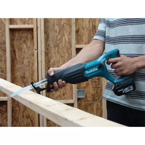 Makita 18-Volt LXT Lithium-Ion Cordless Variable Speed Lightweight Compact Reciprocating Saw with Built-in LED (Tool-Only)