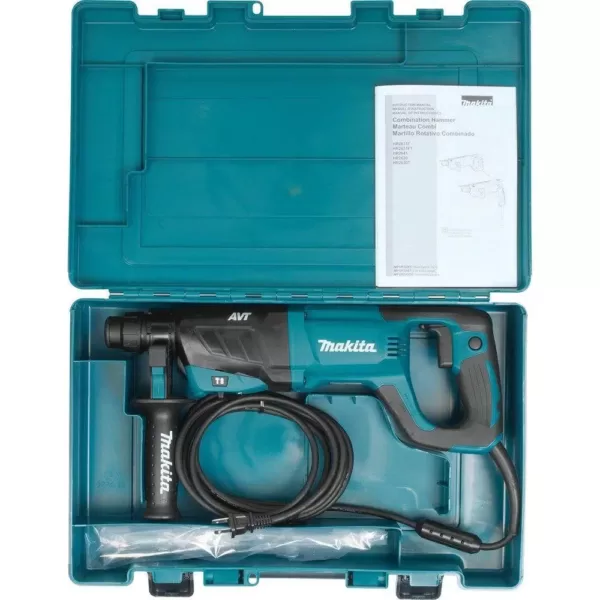 Makita 8 Amp 1 in. Corded SDS-Plus Concrete/Masonry AVT (Anti-Vibration Technology) Rotary Hammer Drill with Handle Hard Case