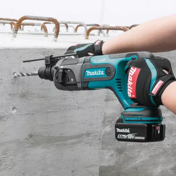 Makita 18-Volt LXT Lithium-Ion 7/8 in. Cordless SDS-Plus Concrete/Masonry Rotary Hammer Drill Kit w/ (2) batteries 5.0Ah, Bag