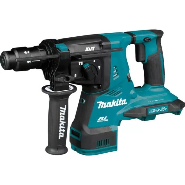 Makita 18-Volt X2 LXT 36-Volt 1-1/8 in. Brushless Cordless Rotary Hammer, Accepts SDS-Plus Bits, AFT, AWS Capable, (Tool-Only)