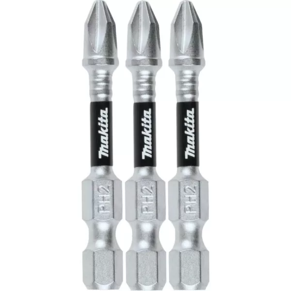 Makita Impact XPS #2 Phillips 2 in. Power Bit (3-Pack)