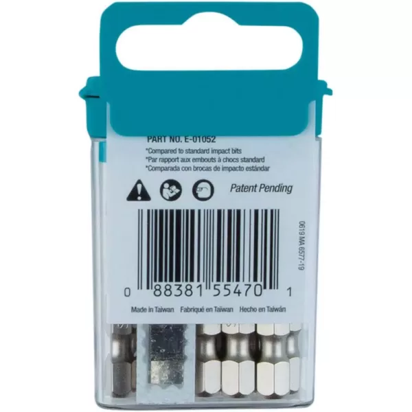 Makita Impact XPS #2 Square 2 in. Power Bit (15-Pack)