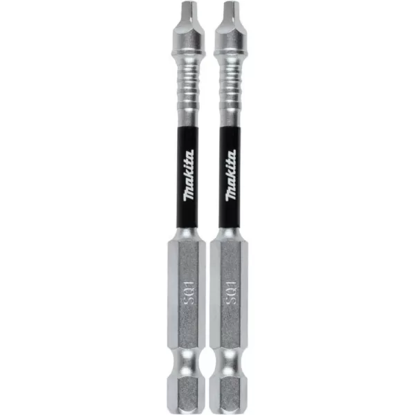 Makita IMPACT XPS #1 Square 3 in. Power Bit (2-Pack)