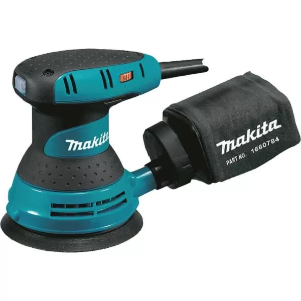 Makita 3 Amp 5 in. Corded Random Orbital Sander with Variable Speed Tool Case