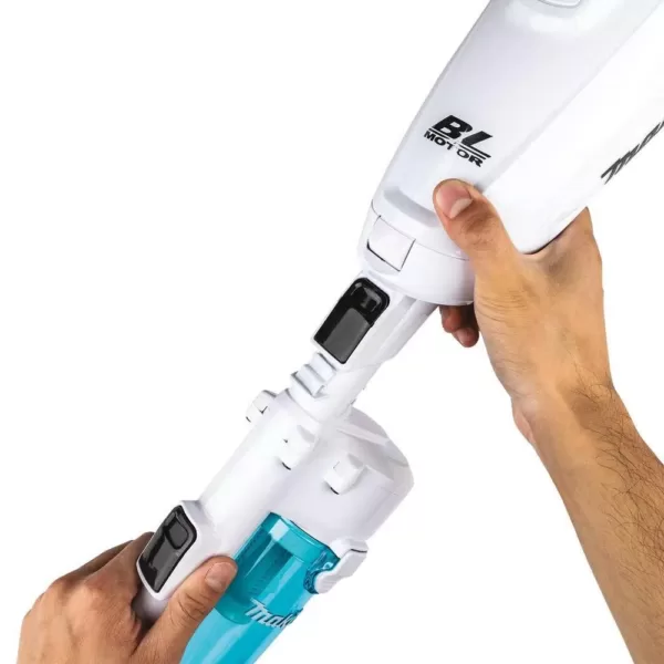 Makita White Cyclonic Vacuum Attachment with Lock