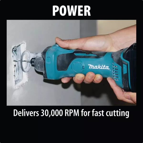 Makita 18-Volt LXT Lithium-Ion Cordless Cut-Out Tool Kit, 5.0 Ah with Bonus 18-Volt LXT Lithium-Ion Battery Pack 5.0Ah