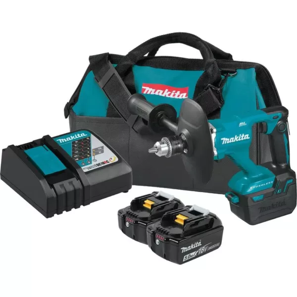 Makita 1/2 in. 18-Volt 5.0 Ah LXT Lithium-Ion Cordless Brushless Mixer Kit