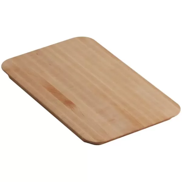 KOHLER Riverby 10.5 in. x 17.375 in. Cutting Board in Maple Wood