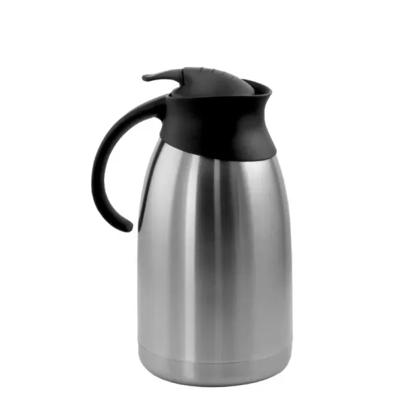 MegaChef 67.6 fl. oz. Stainless Steel Thermal Carafe with Black LID