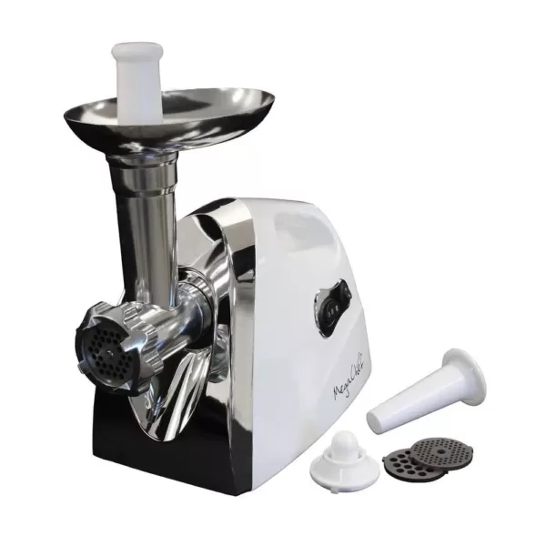 MegaChef MG-650 1200W Meat Grinder with Sausage and Kibbe Attachments